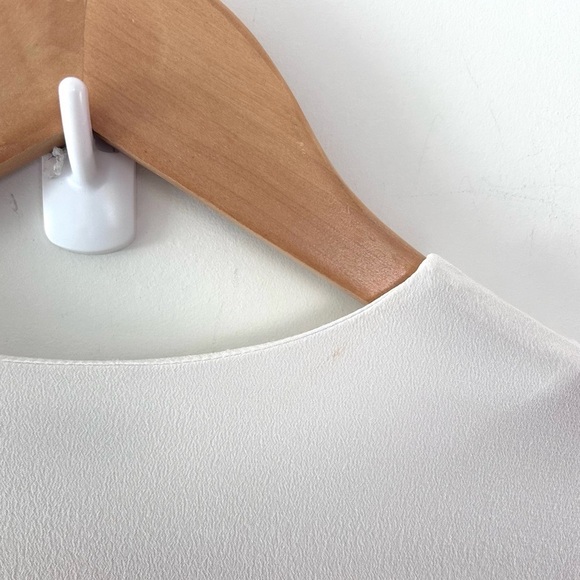 Uterqüe White Lace-Up Blouse - Picture 6 of 7